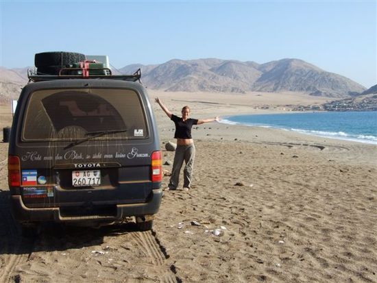 halbjahrstellplatz am playa refugio - pan y azucar.