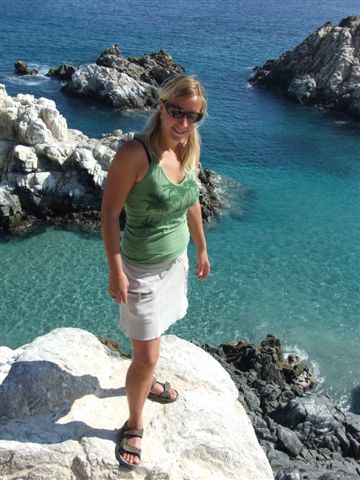 anke in seelöwenaussichtspostenposition.