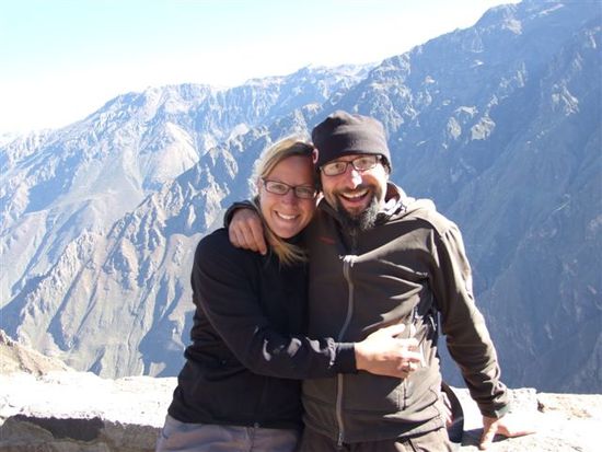mirador cruz del condor - frühmorgens just us!
