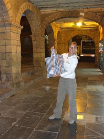 unser edles souvenir von cusco - eine waschechte peru-einkaufstasche für 1 nuevo sol!