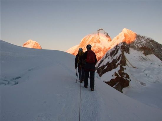 kurz vor dem gipfel 5500m.