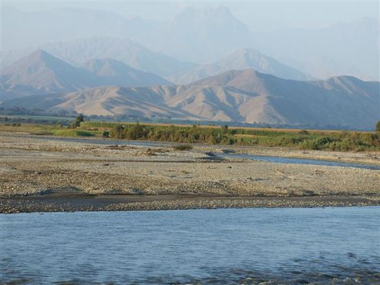 rio sagrado richtung küste peru.