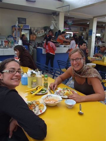 chancholunch im mercado central.