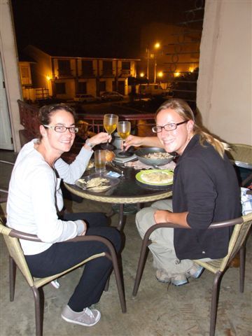 balkondiner in zaruma - fast wie evita.