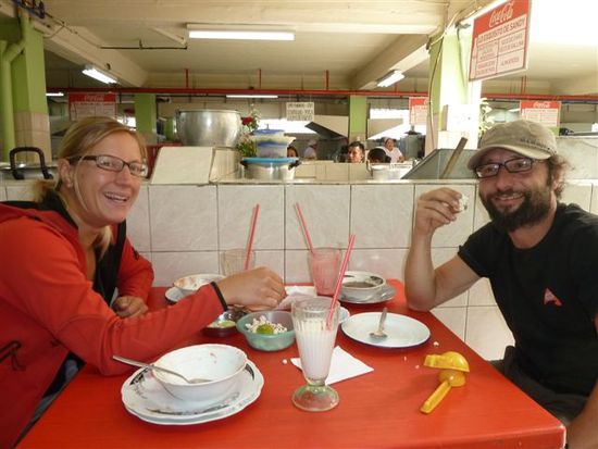 statt rollmöpse, cheviche zum katerfrühstück.