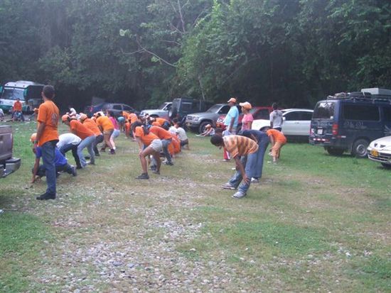 weckdienst mit aerobic der defensa civil