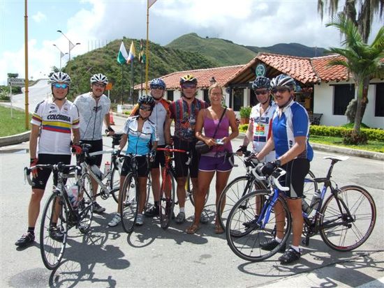 anke ist der bergpreis für die velotruppe aus bogota!