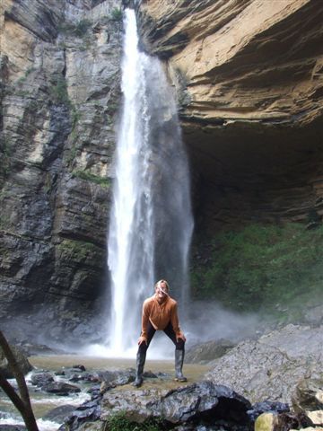 cascada de los angel - gummistiefel sind in kolumbien total in geworden.