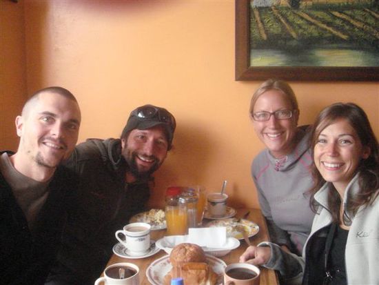ueberraschendes treffen mit cindy und phillip in der panaderia.