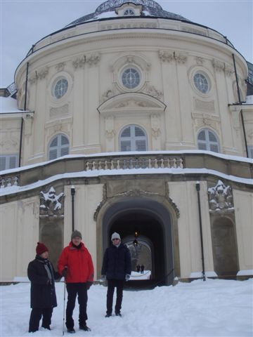 die betschingers auf dem schloss solitude ob weilimdorf.
