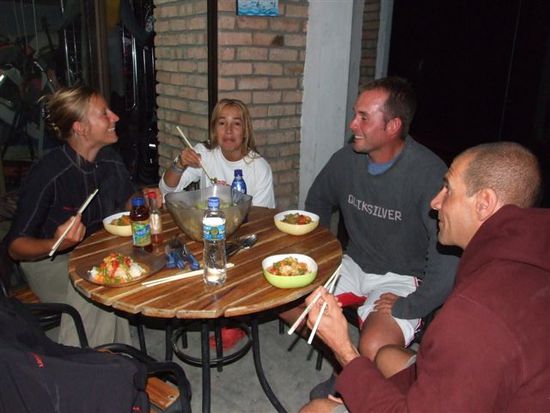 weil's so gemütlich war, gleich noch mal ... thaiessen