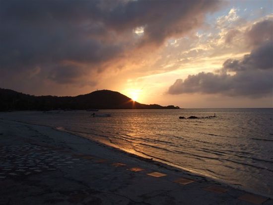 abendstimmung am bahia pueblo viejo.