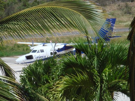 unser riesenjet nach san andres.