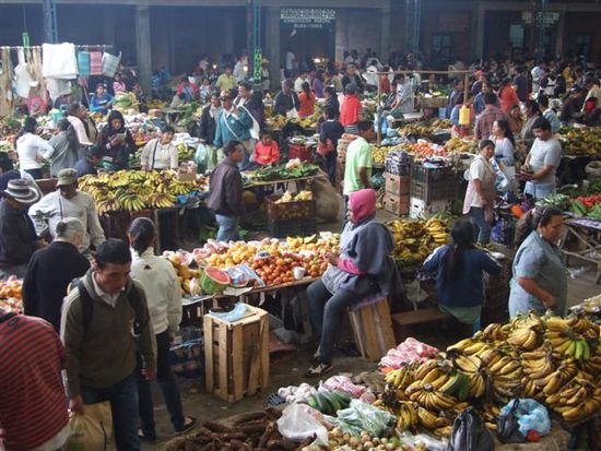 lebendige markthalle in silvia.
