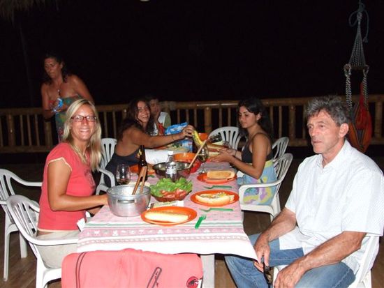 diner im kitehouse - toni, martine, asi, beverly, etc.