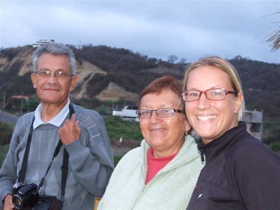 besuch aus quito, orlando und mercedes.