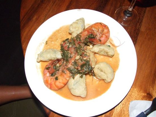 anke zaubert in der küche, selbstgemachte mega tortellini mit riesenscampis.