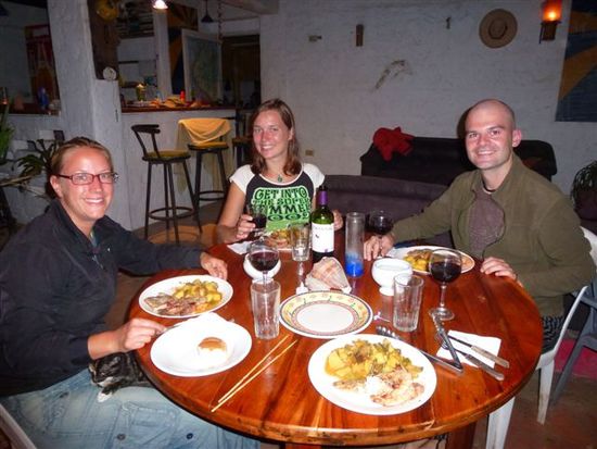 besuch von der bekanntschaft aus peru - mo und dinu.