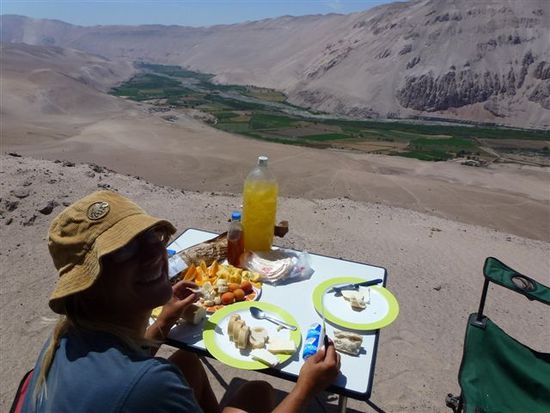 desayuno auf der ruta 11.