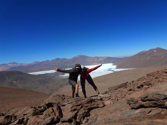 besteigung des vulkans betschinger bei aguas calientes 4560 m.