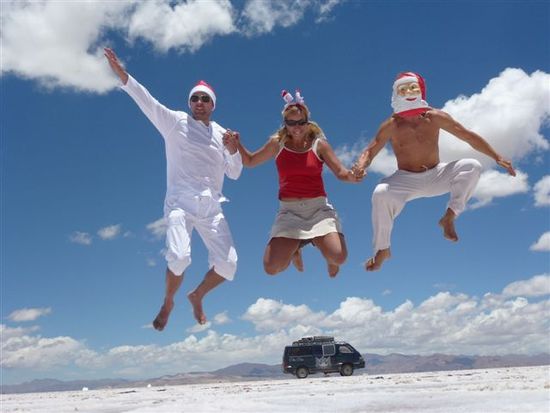 FELIZ NAVIDAD! das bild der bilder nach 3 stunden, 198 hüpfern, 670 fotos, 2 x batterien wechsel, 12 verscheuchten und 7 geflüchteten touristen!