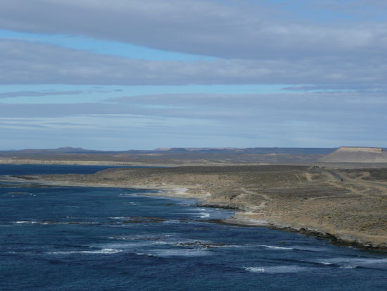 die Küste vor Commodoro Rivadavia