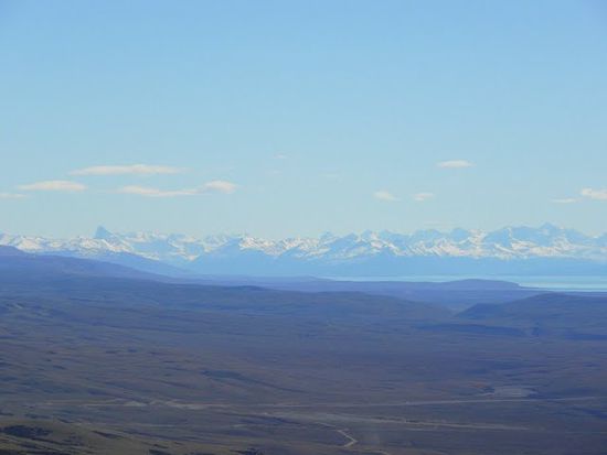 Landschaft auf dem Weg nach El Calafate