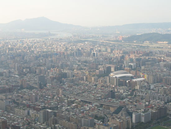 Ziemlich genau in der Mitte von diesem Bild könnt ihr mein Wohnheim und die Uni sehen, oder auch nicht...