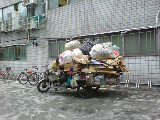Der mobile Wertstoffhof von Taipei 