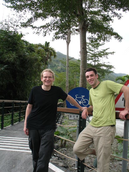 Ich mit Eric dem Amerikaner