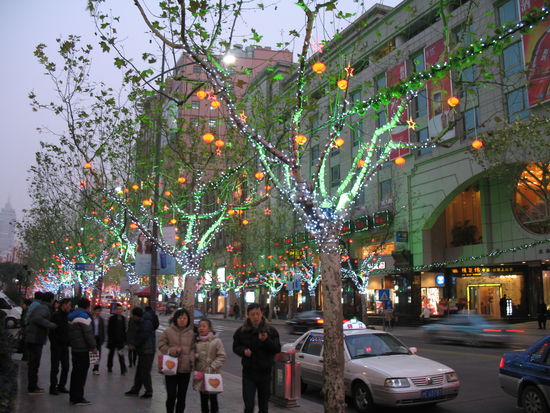 Einkaufsstraße in Shanghai