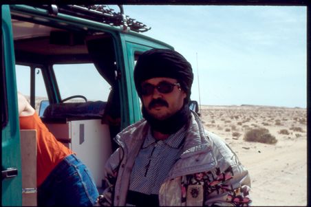 Unser Guide, der uns nach Nouakchott führte.