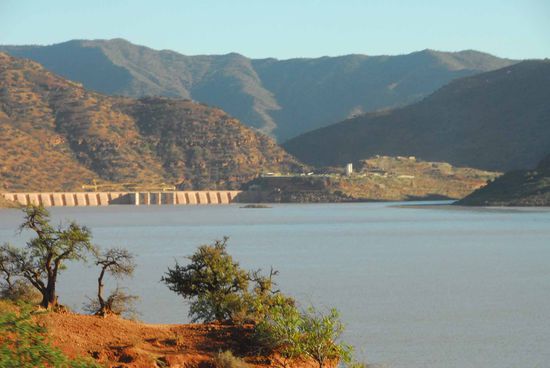 Stausee kurz vor Agadir MA