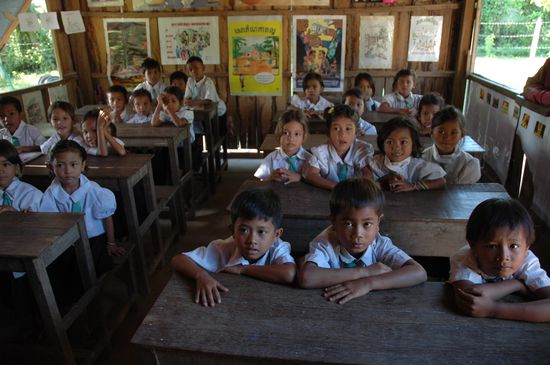 Diese Kinder haben eine Chance auf eine ordentliche Zukunft, da sie Zugang zu einem Mindestmaß an Bildung haben.