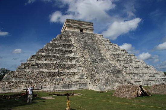 Die grosse Pyramide von "Chichen Itza"