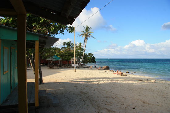 Blick von unserer kleinen Cabana.