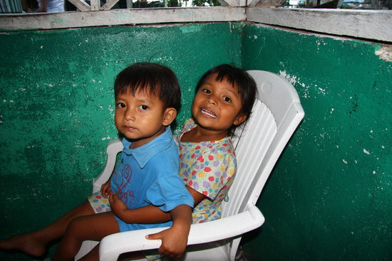 Gegessen wird auf der Terasse in privater Atmosphaere.