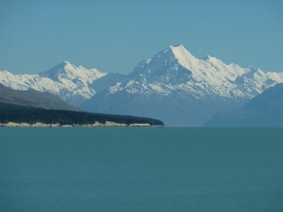 Blick auf Mount Cook