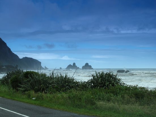 A few hours later on the West coast it was sunny again