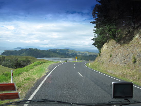 On the road on Colomandel Peninsula.
