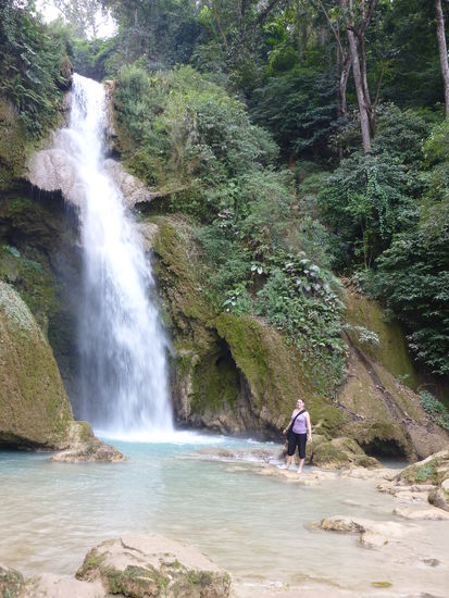 Hocklettern musste man bis da wo man den Himmel wieder sieht!