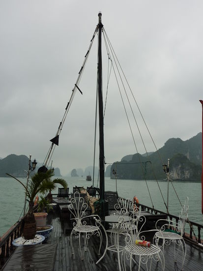 Morgens ist das Wetter leider immernoch nicht besser...