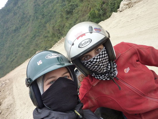 Ohne Mundschutz geht nichts! Habe trotzdem ohne Ende Staub geschluckt!