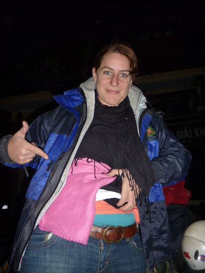 Ich hatte alles an was ich dabei hatte! Samt meiner Decke! 9 Schichten!