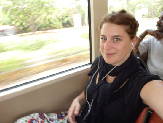 Das ist die staunende Verena 