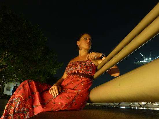 Ah! Hier ist eine meiner Errungenschaften aus Hoi An (wo ich mir die Kleider schneidern lies  )