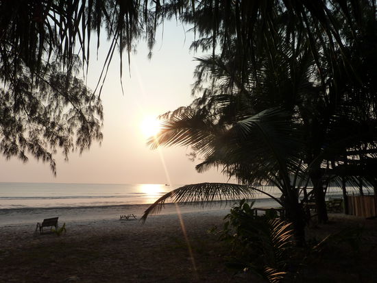 Der Blick von unserer Haengematte aus...