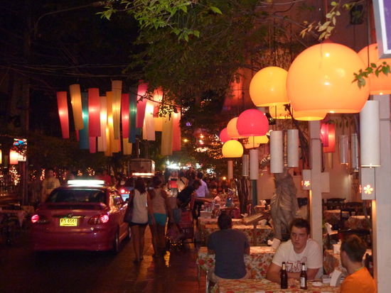 Rambuttri Street - Hier ist das Gusethouse in dem ich immer uebernachte (Merry V)