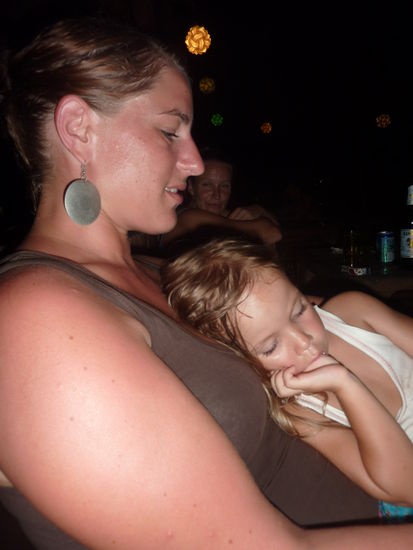 Na und dann war's Zeit fuer's Bett!