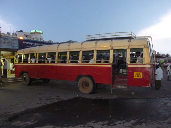 Unser letzter Bus fuer diesen Tag